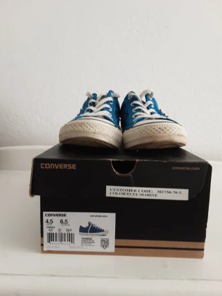 Converse mujer talla 37 azul