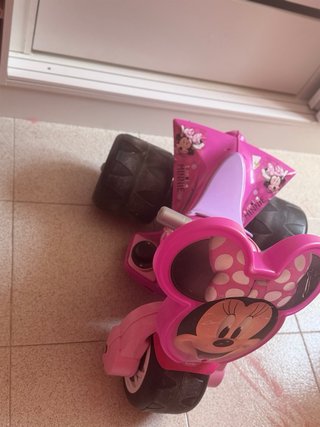Moto Eléctrica Minnie Mouse 6V Rosa