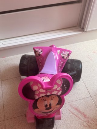Moto Eléctrica Minnie Mouse 6V Rosa