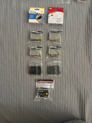 Lote 9 cartuchos tinta Epson
