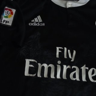 Camiseta Real Madrid Adidas Fly Emirates Negra