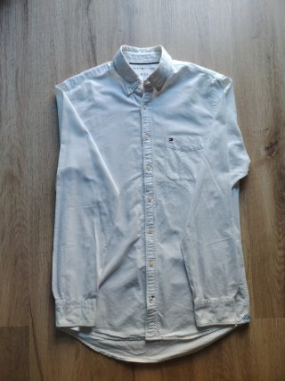 Camisa Tommy Hilfiger Oxford Blanca