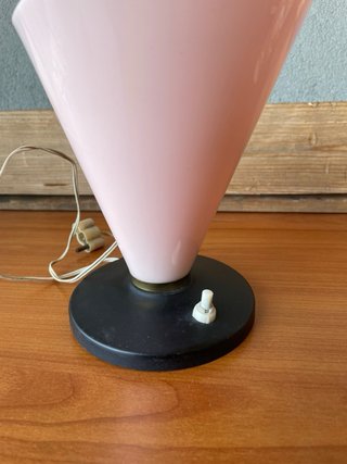 Lampada tavolo vintage Cono TV design italiano