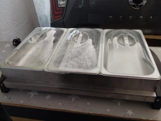 Calentador de alimentos 3 cubetas