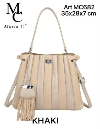 Borsa Maria C. Verde Multicolore