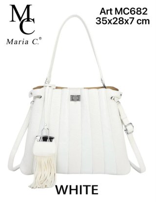 Borsa Maria C. Verde Multicolore