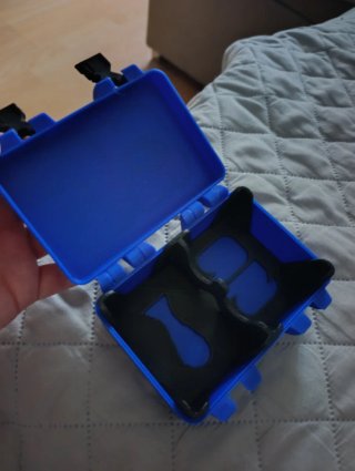 Caja 3D impresa para cromos y pegatinas