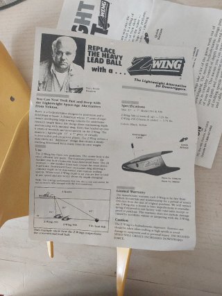 2 x Nekton Z-Wing Downrigger Pesca