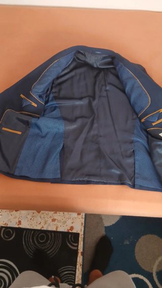 Vendo conjunto traje de hombre azul talla 56