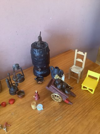 Lote miniaturas casa muñecas
