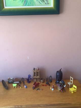Lote miniaturas casa muñecas