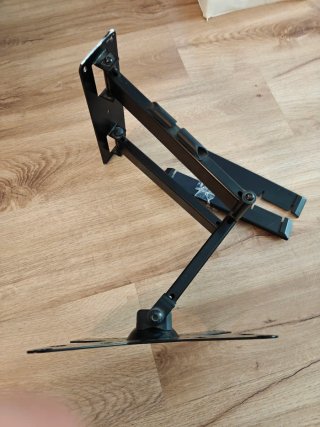 Soporte pared TV negro