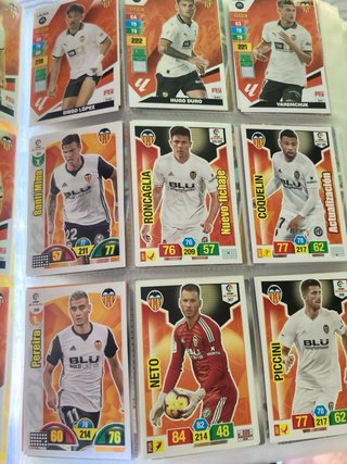 27 Cromos Valencia CF LaLiga Panini