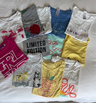 12 camisetas niña 7-8 años