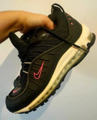 Zapatillas Nike Air Max Mujer Negras Rosas
