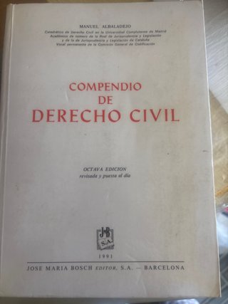 Compendio de derecho civil