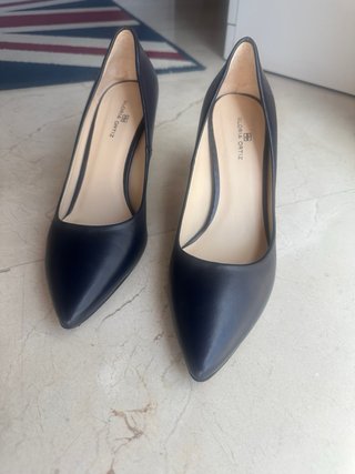 Zapatos de tacón (salón) Gloria Ortiz azul marin