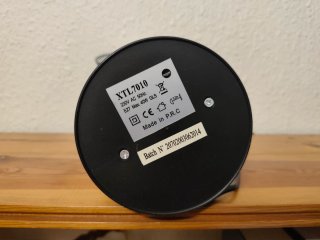 Lámpara de escritorio flexible negra
