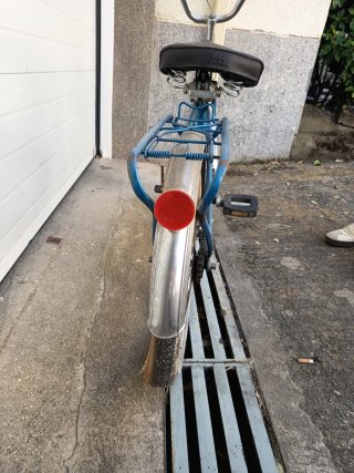 !OCASIÓN! Bicicleta Plegable Paseo BH Años 70 Azul