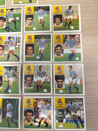 Lote 22 cromos Real Sociedad Liga 92-93