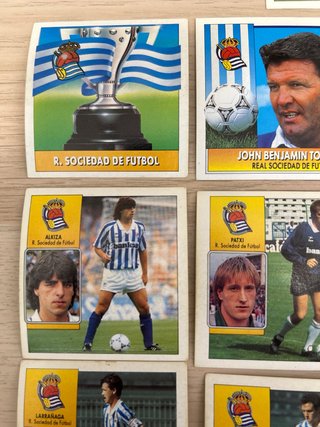 Lote 22 cromos Real Sociedad Liga 92-93