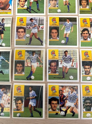 Lote 22 cromos Real Sociedad Liga 92-93