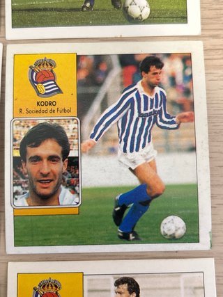 Lote 22 cromos Real Sociedad Liga 92-93
