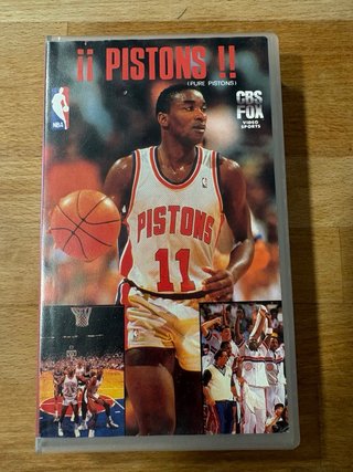 Lote 6 VHS NBA: Jordan, Shaq, Pistons