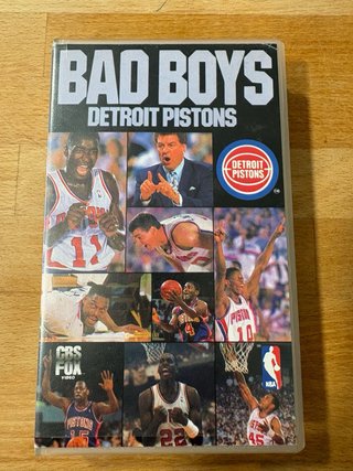 Lote 6 VHS NBA: Jordan, Shaq, Pistons