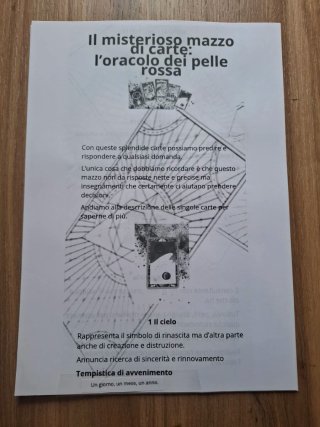 Oracolo dei Pellerossa -  con Istruzioni