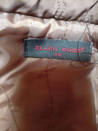 Chaquetón mujer marrón con capucha