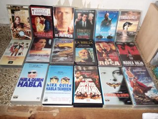 VHS películas, dibujos y serie pregunta por precio