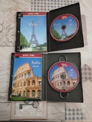 DVDs de Viaje: París y Roma
