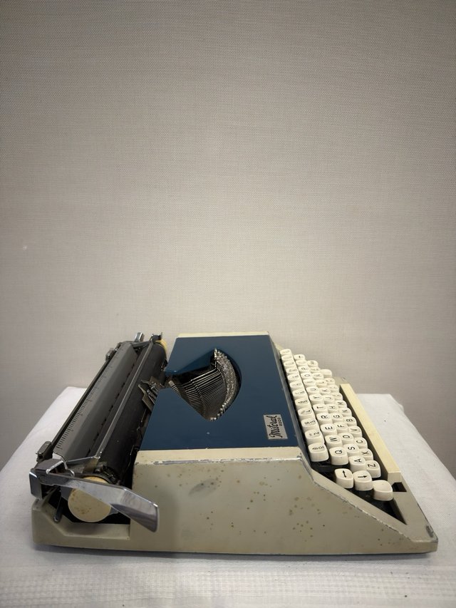 Máquina de Escribir Mitoral 2000 Vintage Azul