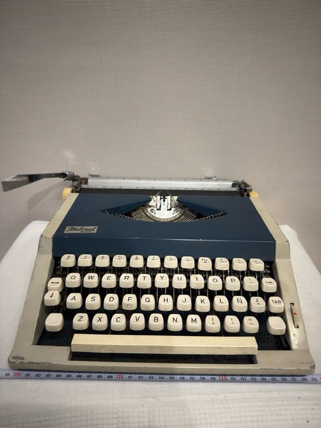Máquina de Escribir Mitoral 2000 Vintage Azul