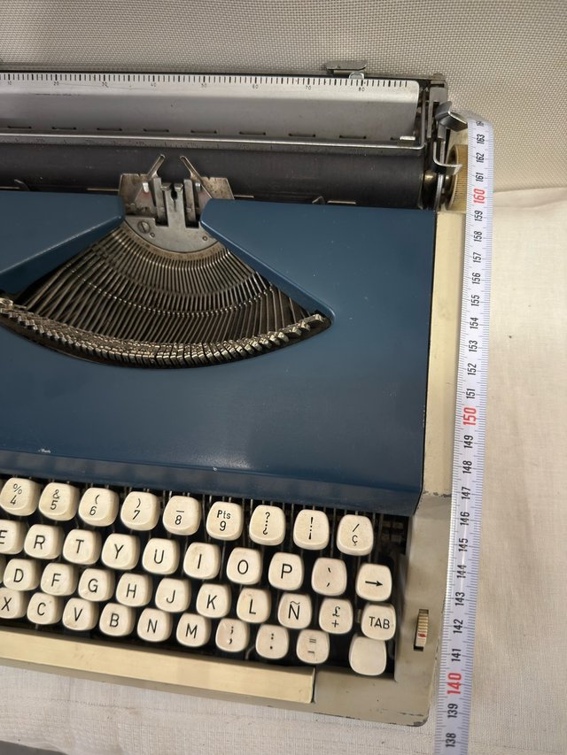 Máquina de Escribir Mitoral 2000 Vintage Azul