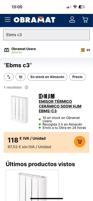 Emettitore Termico EBMS C3 e C5. Radiatori