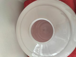 Plafoniera Art Decò Vetro Opalino