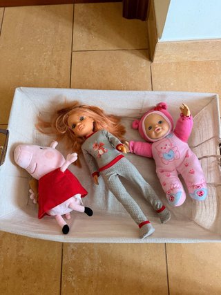Nancy, Peppa Pig y Bebé Muñeca