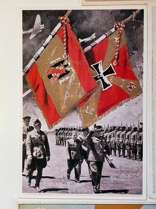 8 postales vintage militares y propaganda