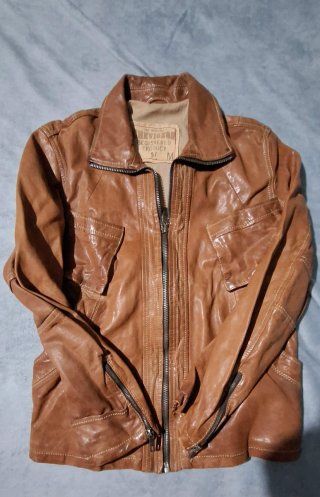Chaqueta de cuero Chevignon Talla M