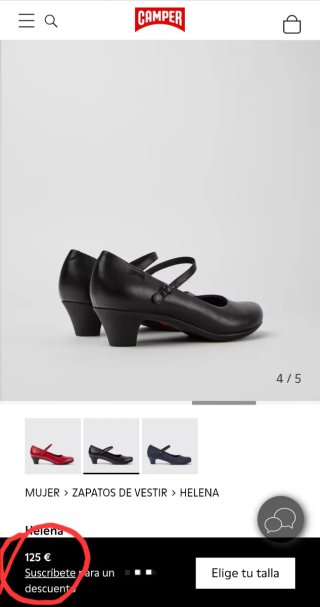 Zapatos de piel con tacón negros