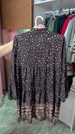 Vestido estampado mujer talla M