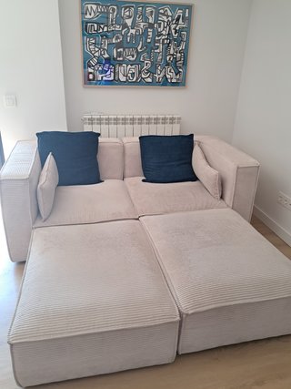 Sofá 2 plazas Sklum Beige