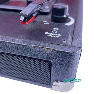 Tocadiscos Denver VPL-120 Maletín Negro