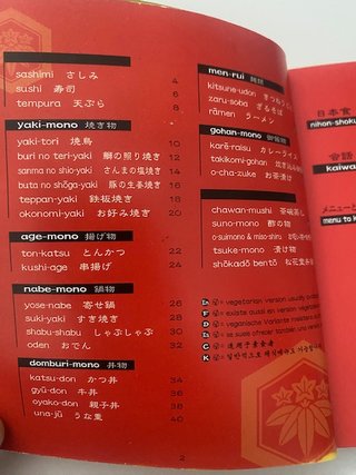Japanese Menu Guide to Japan Cuisine - Sushi Menu