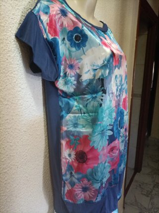 Blusa floral talla única