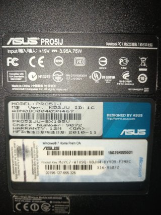 Portátil Asus Intel Core i3 8GB RAM SSD 466GB
