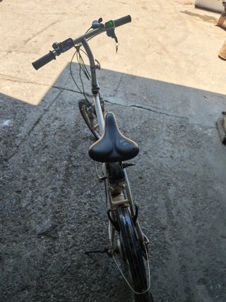 Bicicleta Eléctrica Plegable Blanca