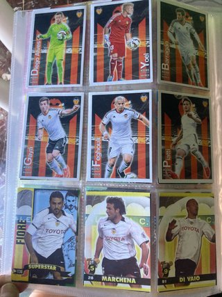 Colección cromos Valencia CF